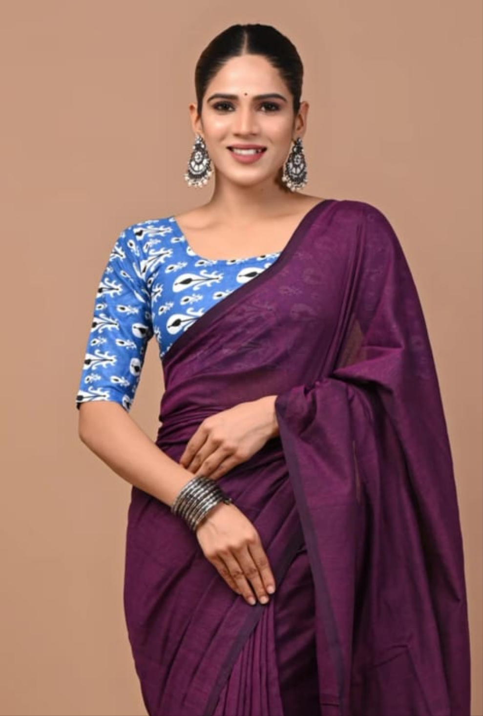 Premium Khadi Cotton Saree Extra Blouse Piece
